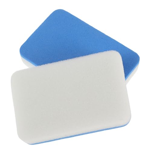 2pcs Table Tennis Bat Cleaner Racket Cleaning Sponge Brush White Sponge Dusting Paddle Supplies