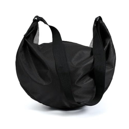 Large Capacity Mesh Sports Ball Bag Oxford Crossbody Shoulder Gym Training Sack for Basketball Football Volleyball