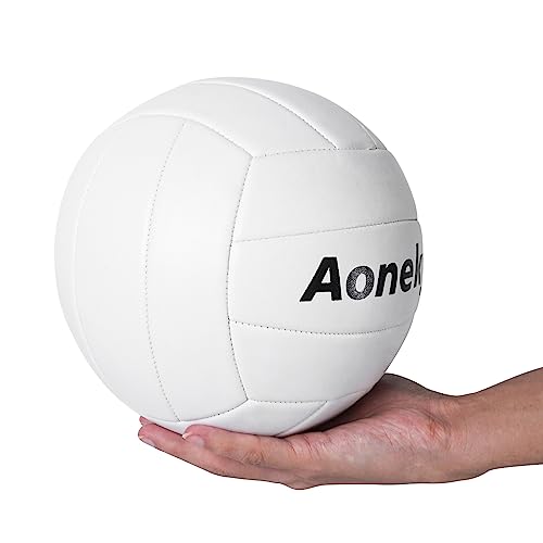 Aoneky Official Size 5 Soft Volleyball - Premium PVC Training Ball for Indoor & Outdoor (Air Pump Included) - style: 5 Pack Deflated Balls