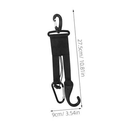 Abaodam Baseball Bat Organizer with Glove Clips Durable Fence Bag for Softball Gear Storage Water Bottle Hook Portable Camping Accessory Holder for Sports Equipment