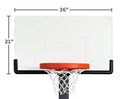 Huplay Pro Large Adjustable Post Basketball Set