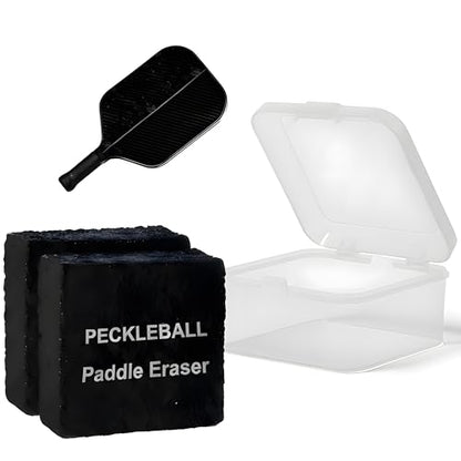 2 Pack Pickleball Paddle Eraser, Pickleball Paddle Cleaner for Raw Carbon Fiber Paddles, Essential Pickleball Accessories, Remove Residue & Dirt, Restore Ball Spin, Decent Pickleball Gift