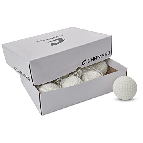 Champro Dimple Molded Baseball - color: WHITE