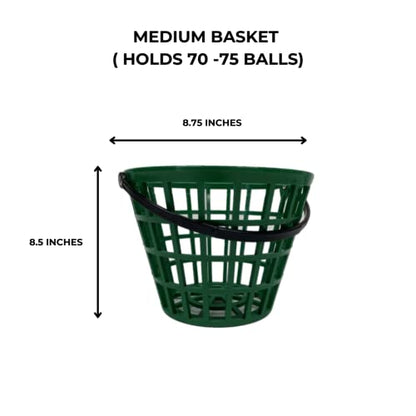 Basket - Range Ball - color: Yellow, size: Medium (70-75 Balls)