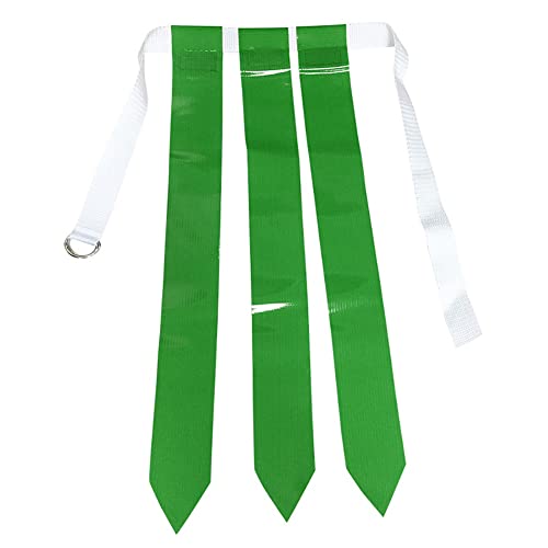 Hotfiary Flag Football Belts for Youth Rugby Flag Training Tag Waist Strap Belt Adjustable Football Match Training Belt - color: Green