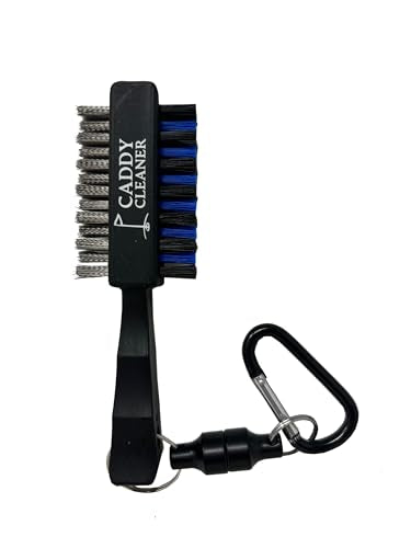 Golf Club Cleaner, Clean Swing Mini Brush - Black/Blue