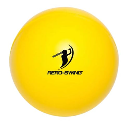 Aero Balls - Baseball & Softball Lightweight Training Balls - Durable Foam Yellow Balls to Use Indoor/Outodoor Batting Practice - Intended for Use with The Aero Bat (Pack of 12)