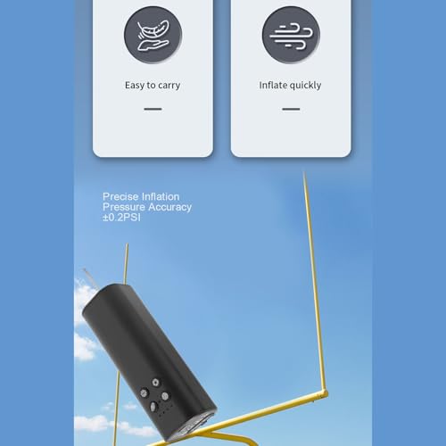 AYNEFY Electric Ball Pump, Fast Inflation with 4 Professional Modes Portable Sports Balls Pump Automatic Ball Air Pump for Soccer Football Basketball Volleyball