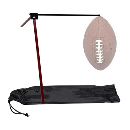 Ready Football Practice Stand Featuring Ergonomic Handle and Quick Setup Sturdy Football Shirt - color: Red