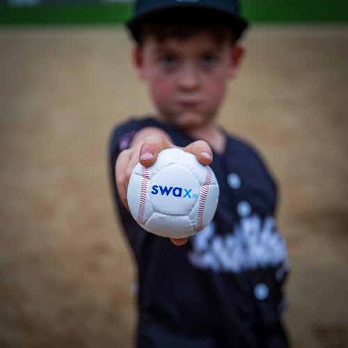 Game Master Swax Training Baseball 2 Pack, White/red