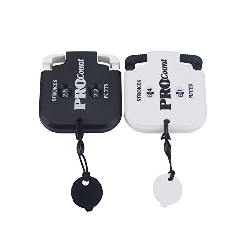 Mini Golf Score Counter Scorekeeper Up to 99 Shots Score with Reset Clip (Pack of 2) - color: Color 3