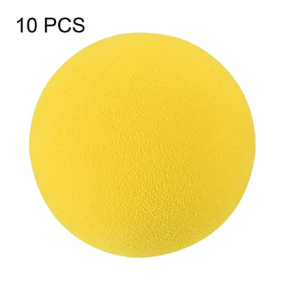 PATIKIL Golf Foam Balls, Pack Sponge Exercise Flight Swing Practice for Indoor Training - color: Yellow