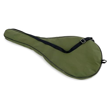 Single Tennis Racket Cover Lightweight Padded Tennis Racquet Bag - color: Army Green, size: Large
