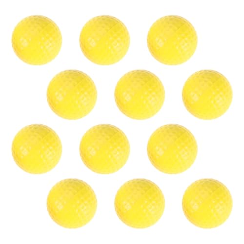 12 Pcs Synthetic Rubber Golf Accessories Training Practice Balls Foam Lightweight