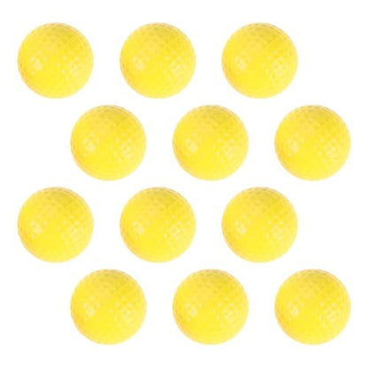 12 Pcs Synthetic Rubber Golf Accessories Training Practice Balls Foam Lightweight