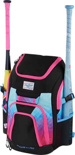 Rawlings | FRANCHISE 2.0 Player's Backpack | Baseball/Softball | Rec/Travel | Multiple Styles | Baseball/Softball - color: MIAMI
