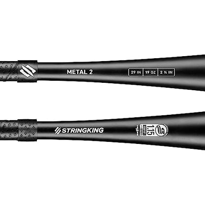 StringKing Metal 2 - USSSA Certified Youth Big Barrel Senior League Baseball Bat (Drop -10, -8, -5)