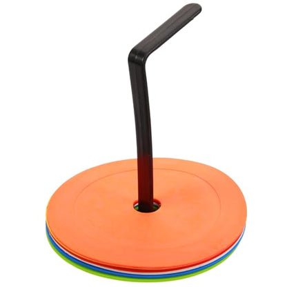 VANZACK 1set Football Training Sign Discs Brightly Markers for Soccer Basketball and Agility Drills Pe and Material Lightweight Stackable Design for Easy Storage