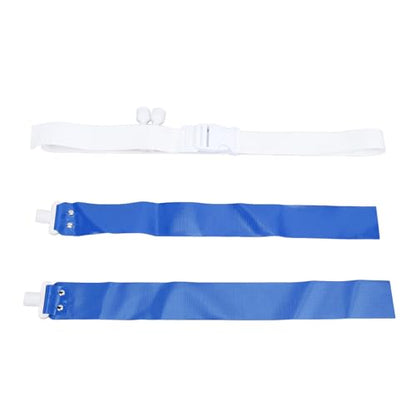Flag Football Belts, 2 Flags per Belt with Adjustable Buckle Design for Kids Adults, Football Training Accessories for Outdoor Sports Games (Blue)