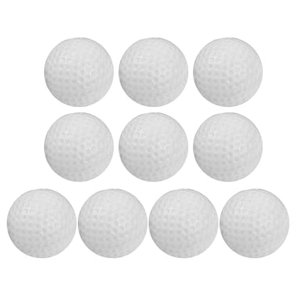 10 Pack Golf Practice Ball Elastic Foams Soft Golfs Training Ball Exercise Ball for Golf Swing Training Aids in/Outdoor Golf Practice Ball Indoor Outdoor Backyard