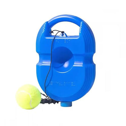 2026 Tennis Balls Training Baseboard, Tennis Rebounder with Weighted Base, Tennis Trainer Balls with String, Portable Tennis Trainer for Home, Tennis Practice Kit for Backyard - color: Blue