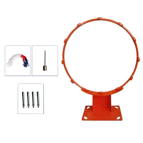 Heavy Duty Adult Standard Size 18" Basketball Hoop Goal Wall Mounted Basketball Rim Diameter 45centimeter/18inch (Special Edition)