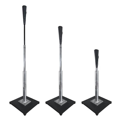 Champion Pro Series Adjustable Batting Tee – Durable, Easy Setup Hitting Trainer for Baseball & Softball - style: PRO Adjustable (23"-43")