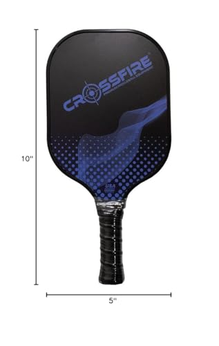 NEW Crossfire XF-300 Carbon Fiber Premium Pickleball Set w/ 2 Paddles & 4 Balls