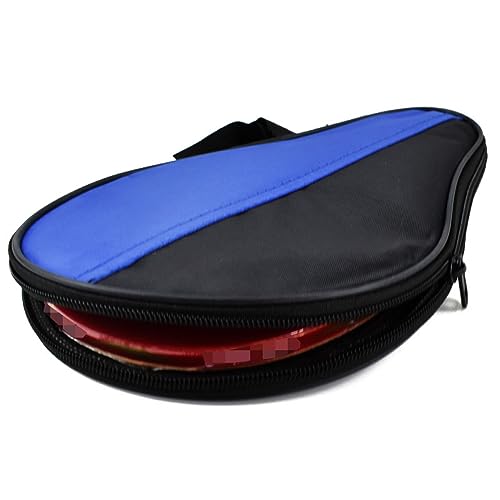 lasenersm 1 Piece Table Tennis Bag Table Tennis Racket Cover Case Pingpong Paddle Cover Case Pingpong Storage Bag Table Tennis Bat Cover Case Table Tenni Paddles Bag, Blue