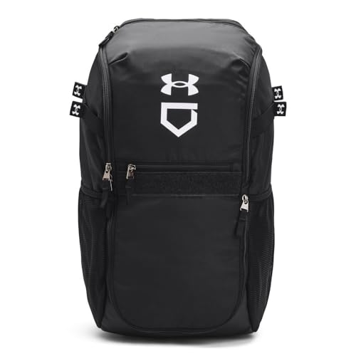 Under Armour Unisex-Adult Utility Baseball Backpack Print, (003) Black / / White, One Size Fits All - color: (003) Black / / White