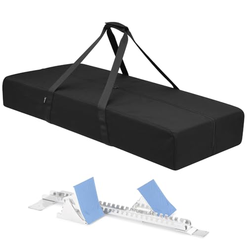Multipurpose Foldable Carrying Bag Suitable for Athletic Equipment Oxford Cloth Spacious 39x16.9x6.3inch Water Adjustable Belt Track and Field Bag