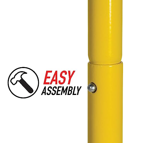 Franklin Sports Authentic Steel Football Goal Post 8.5' x 5.5' - Post for Kids - Football Goal Post Set - Kicking Field Goals - Youth Football Set - Portable Football Goal Post - style: Standard Goal Post
