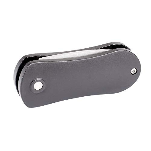 Mile High Life Golf Divot Repair Tool, All Metal Foldable Divot Tool with Pop-up Button & Magnetic Ball Marker - color: Gray Undulate
