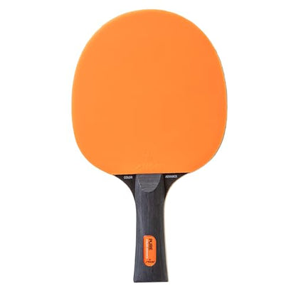 STIGA Pure Color Advance Performance-Level Table Tennis Racket (Yellow) - color: Green/Orange