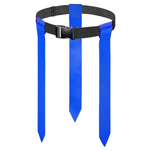 Alvivi ﻿﻿Flag Football Belts Adjustable Flag Football Set with 3 Flags Suitable for Youth Adults and Kids Training Equipment