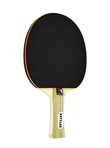 Kettler Advantage Indoor Table Tennis Bundle: 4 Player Set (4 Rackets/Paddles and 8 Balls)