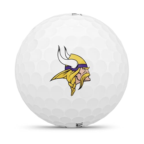 WILSON 2025 Duo Soft NFL Golf Ball - 12 Balls, White, Atlanta Falcons - color: Minnesota Vikings