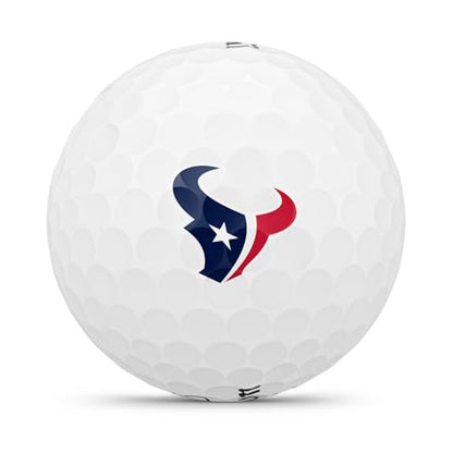 WILSON 2025 Duo Soft NFL Golf Ball - 12 Balls, White, Atlanta Falcons - color: Houston Texans