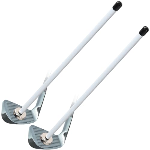 Golf Alignment Rods Magnetic, Golf Training Aid, Golf Swing Trainer Magnetic Alignment Rods Swing Training Aid Accessories for Visualize Calibrate Golf Shots - size: 2 Pack