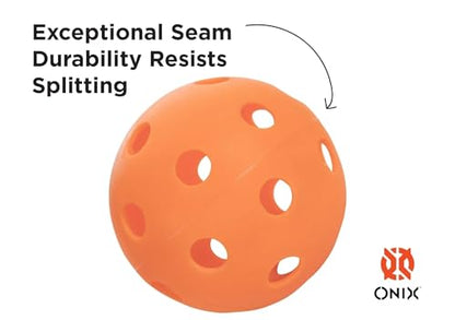 Onix Fuse Pickleballs Ready to Play Durable and Superior Balance for Competitive Play
