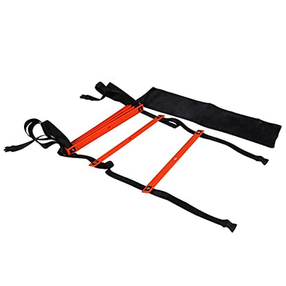 Agility Ladder Fixed Agility Ladder Speed Ladder, Fitness Jumping Ladder Footwork Sport Equipment, for Soccer Training and Rugby Tennis Baseball Drills(Size:3M) - size: 3M