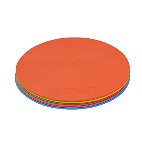 Spot Markers 6pcs 4inch 6inch 8inch 10inch 12inch Floor Marker for Kids Agility Training - style: 8inch