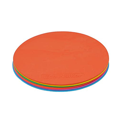 Spot Markers 6pcs 4inch 6inch 8inch 10inch 12inch Floor Marker for Kids Agility Training - style: 8inch