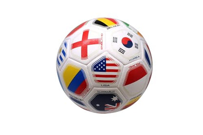 2026 World Flag Country World Flag Training Outdoor Soccer Ball – Size 5 – A Grade Durable