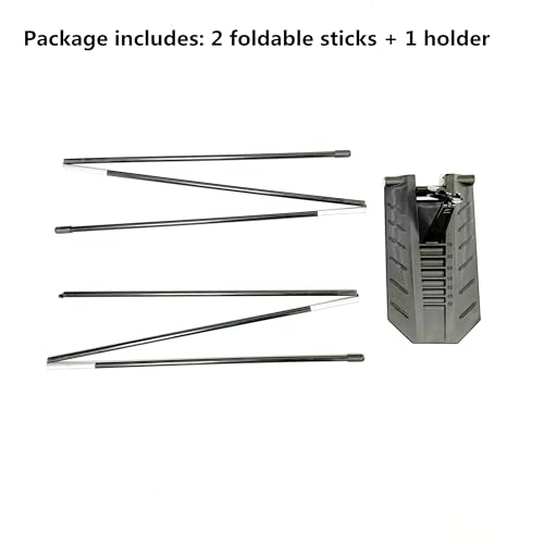 Golf Alignment Stick Holder, Golf Training Aid Teaching Equipment for Aiming, Putting, Posture Corrector, Golf Swing Trainer with Improved Sticks