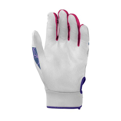 Louisville Slugger Youth Genuine 2.0 Batting Gloves - color: Purple, size: Medium