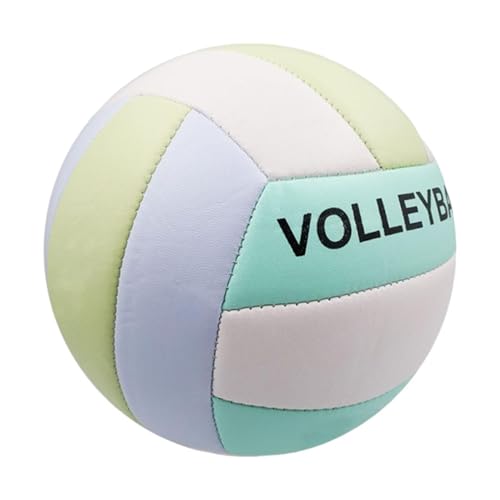 Beach Volleyball - Waterproof Indoor Outdoor Ball, Duraable Pu Leather Soft Volleyball Toy | Long Lasting Sports Training Game for Youth Adults Kids Girls Boys Gym Recreational Play Fun Athletic
