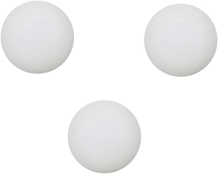 3Pcs White Table Tennis Sports Balls Ping Pong Ball Club Match Balls High Elasticity Table Tennis Outdoor Sport Accessories Leisure Game Room (40mm)