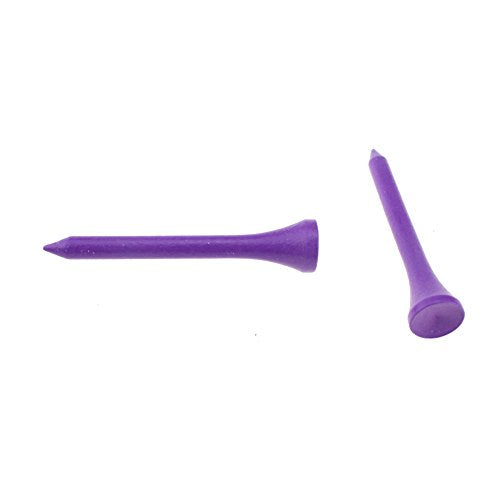 Crestgolf Professional 2 1/8" Deluxe Wood Golf Tees 100pcs - color: Purple