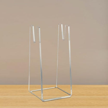 luzen 2Pcs Acrylic Ping Pong Paddle Holder Display Stand Table Tennis Paddle Holder Shelf Rack Storage Organizer for Professional Training and Home Use, Clear